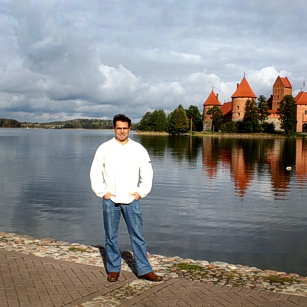 The Trakai Castle and lake in Lithuania caught by Omnimundi